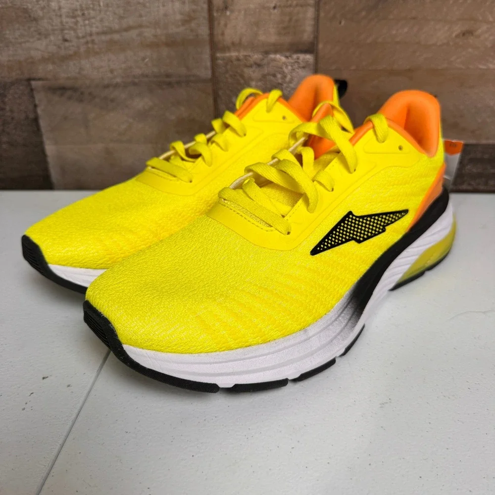 Avia Running Shoes Mens Size 10 Neon Yellow Orange Hypersonic Sneaker NEW